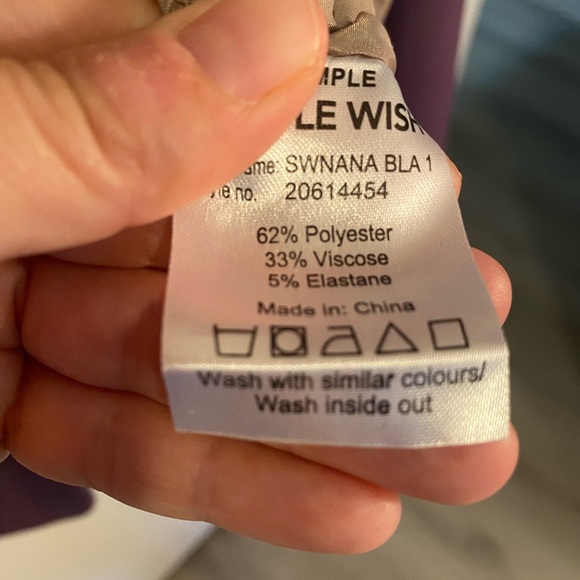 Simple Women's Lavender Blazer - Picture 6 of 7